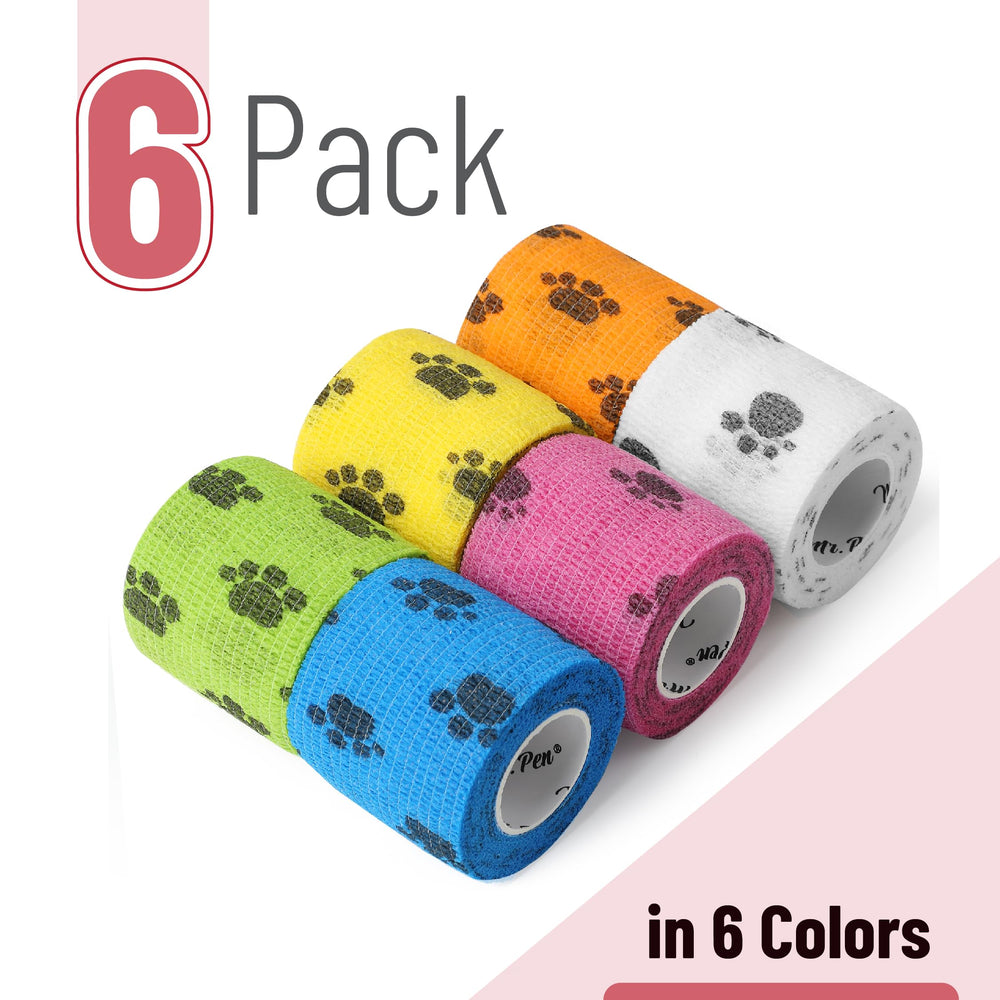 Mr. Pen self-adhesive bandage wrap without clips for quick, secure applications