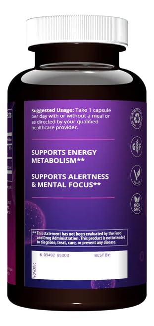 MRM Acetyl L-Carnitine box packaging showcases vegan and non-GMO sourcing.