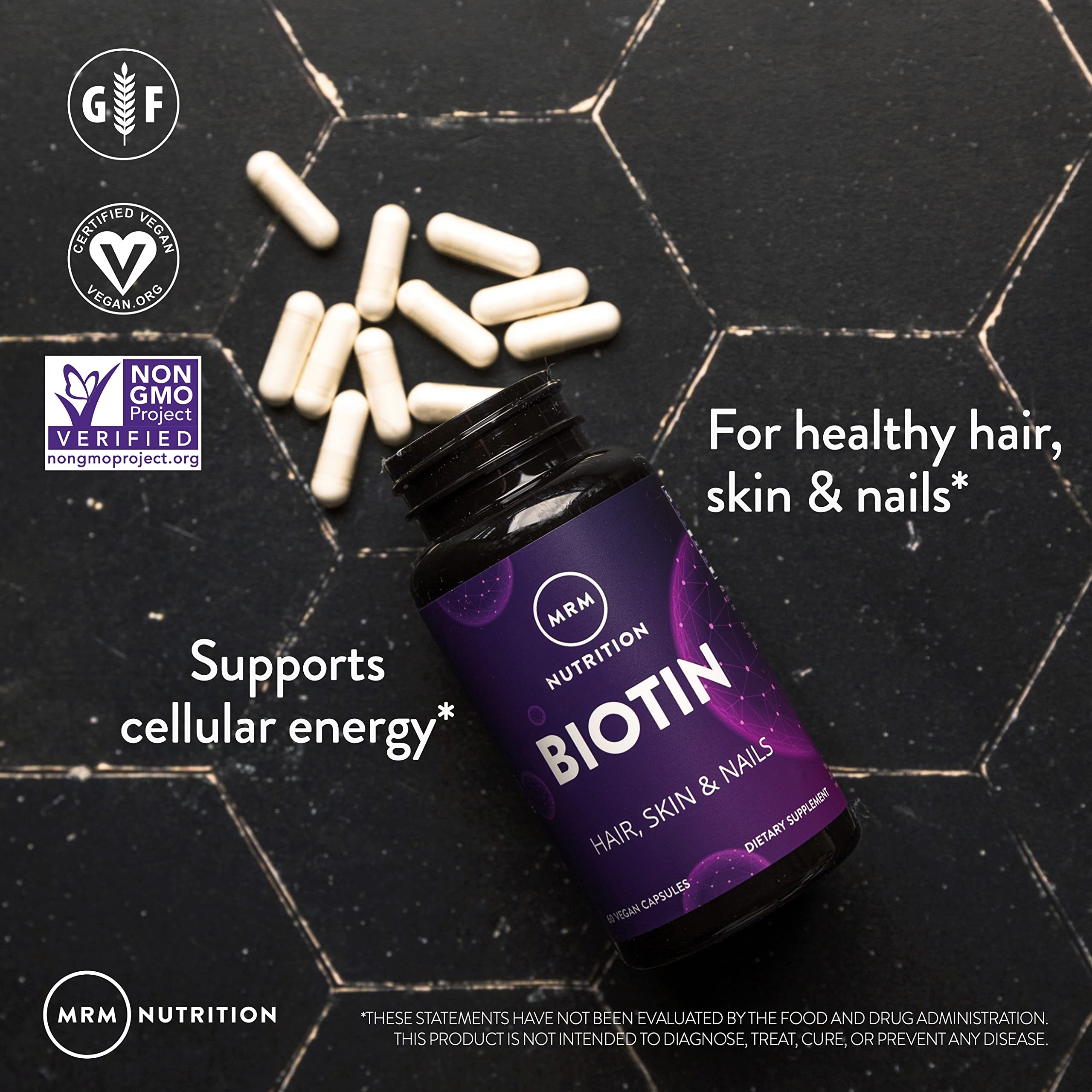 MRM Biotin daily capsule offers simple, convenient daily wellness support
