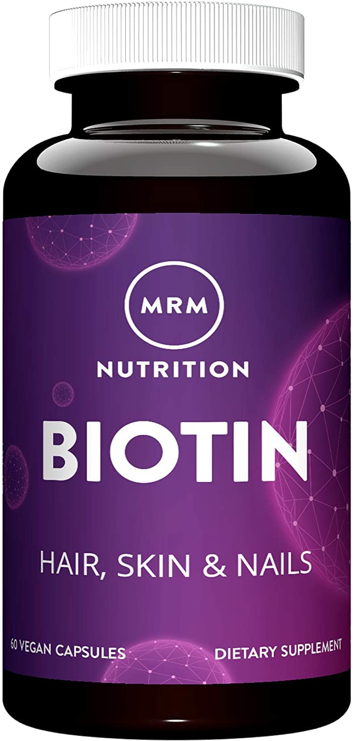 MRM Biotin hair-skin-nails capsule supports healthy hair, skin, and nails