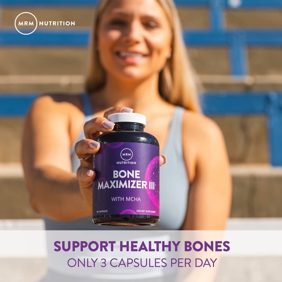 MRM Bone Maximizer III bottle on a clean shelf
