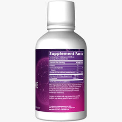 MRM CoQ-10 L-Carnitine liquid pour into a glass for easy mixing.