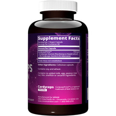 MRM Cordyceps CS-4 capsules offer convenient daily energy support on the go
