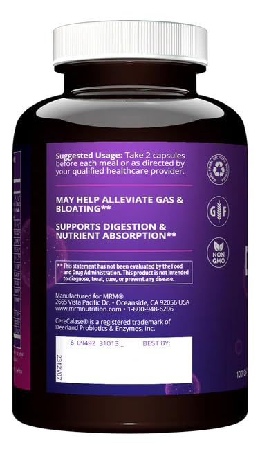 MRM Digest-All graphic showing carbohydrate protein and fat digestion with enzymes