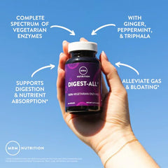 MRM Digest-All herbal blend with ginger and peppermint for digestion comfort