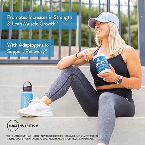 MRM Driven pre-workout ingredients include beet powder and amino blends