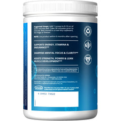 MRM Driven pre-workout label visible with vegan and gluten-free certification