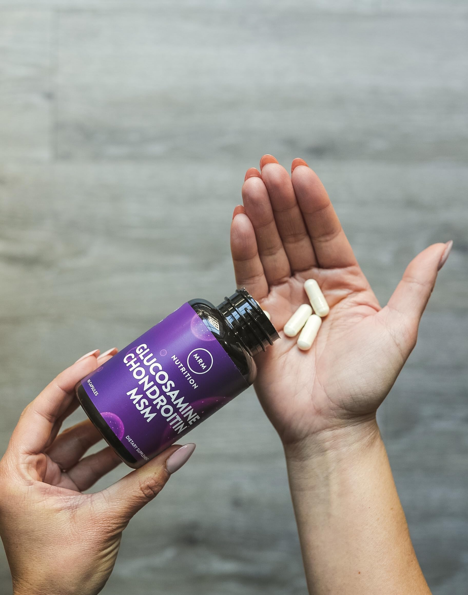 MRM bottle in morning regimen supporting connective tissue health