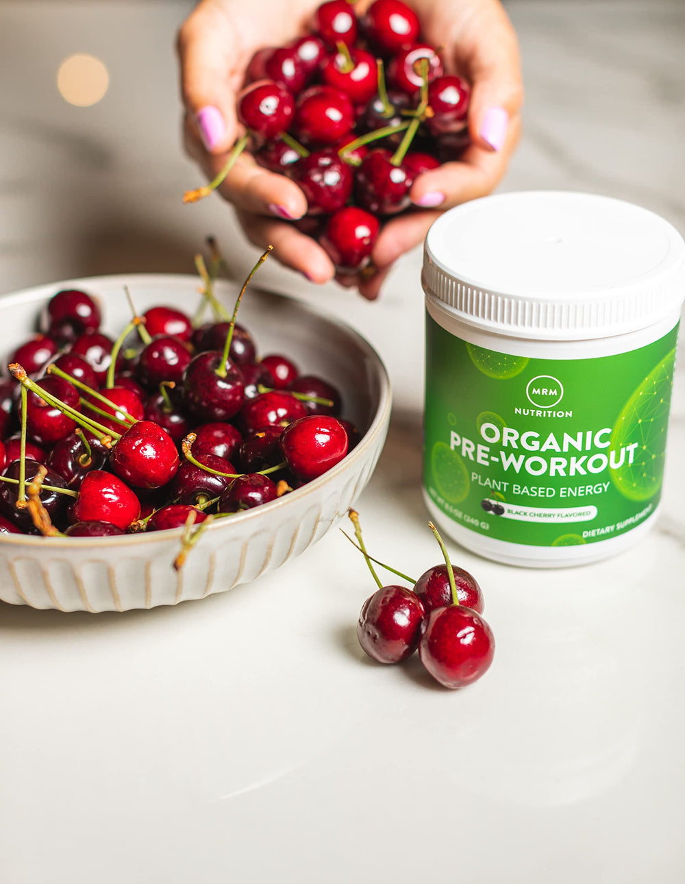 Shaker with Island Fusion being stirred for a smooth, energizing drink.