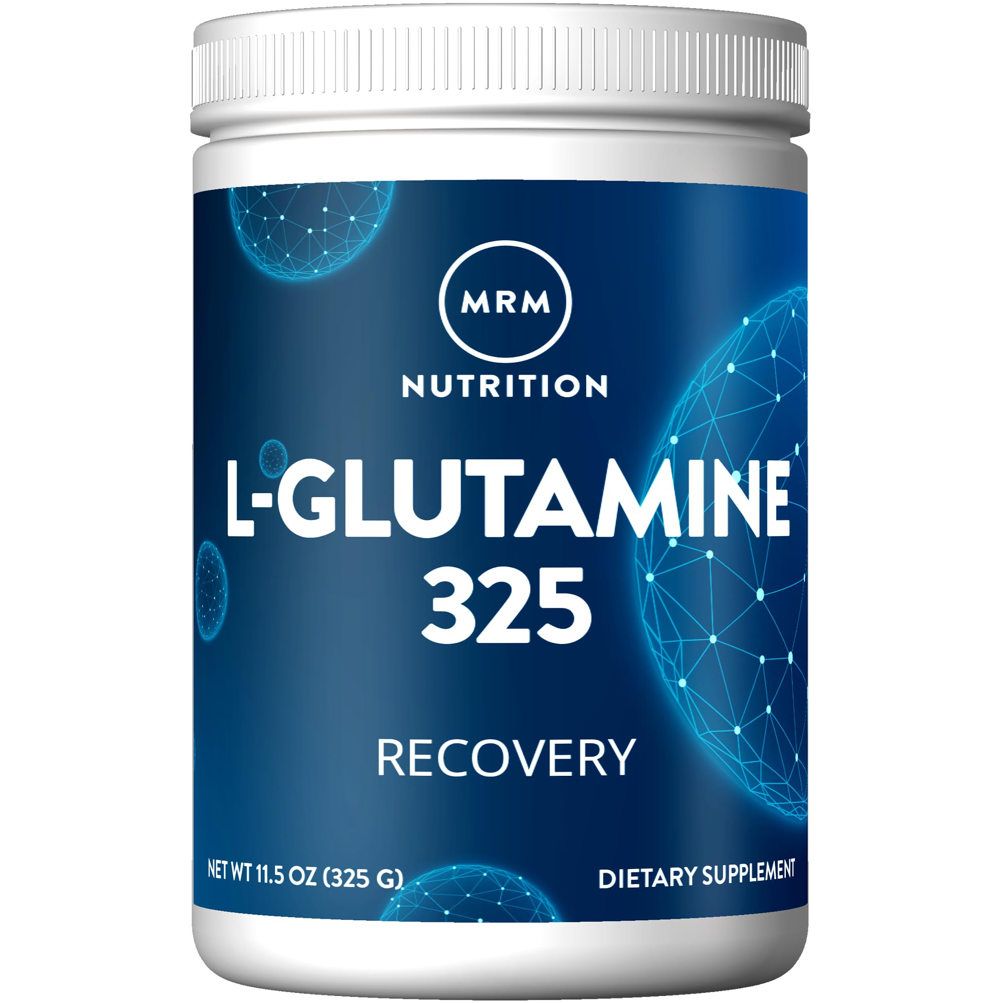 MRM L-Glutamine bottle with 5000mg formula for muscle support