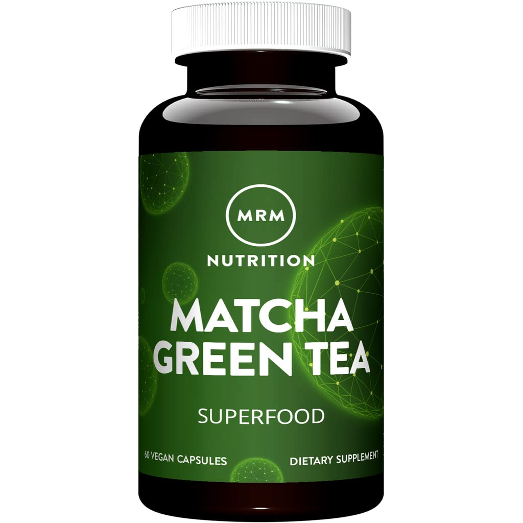 MRM Matcha capsules bottle for daily wellness and potential immune support
