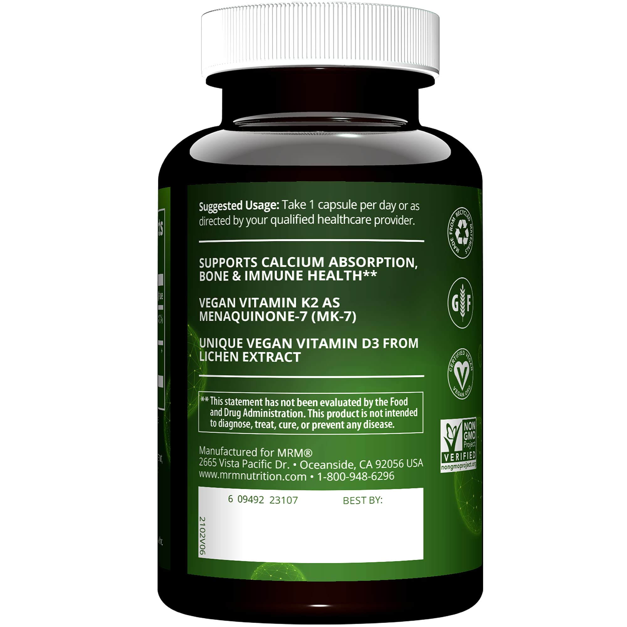 MRM Nuturition lichens sourcing image highlighting plant-based D3 origin for vegans
