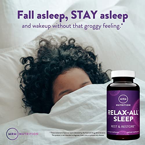 MRM Relax-All Sleep box with included instructions and serving information