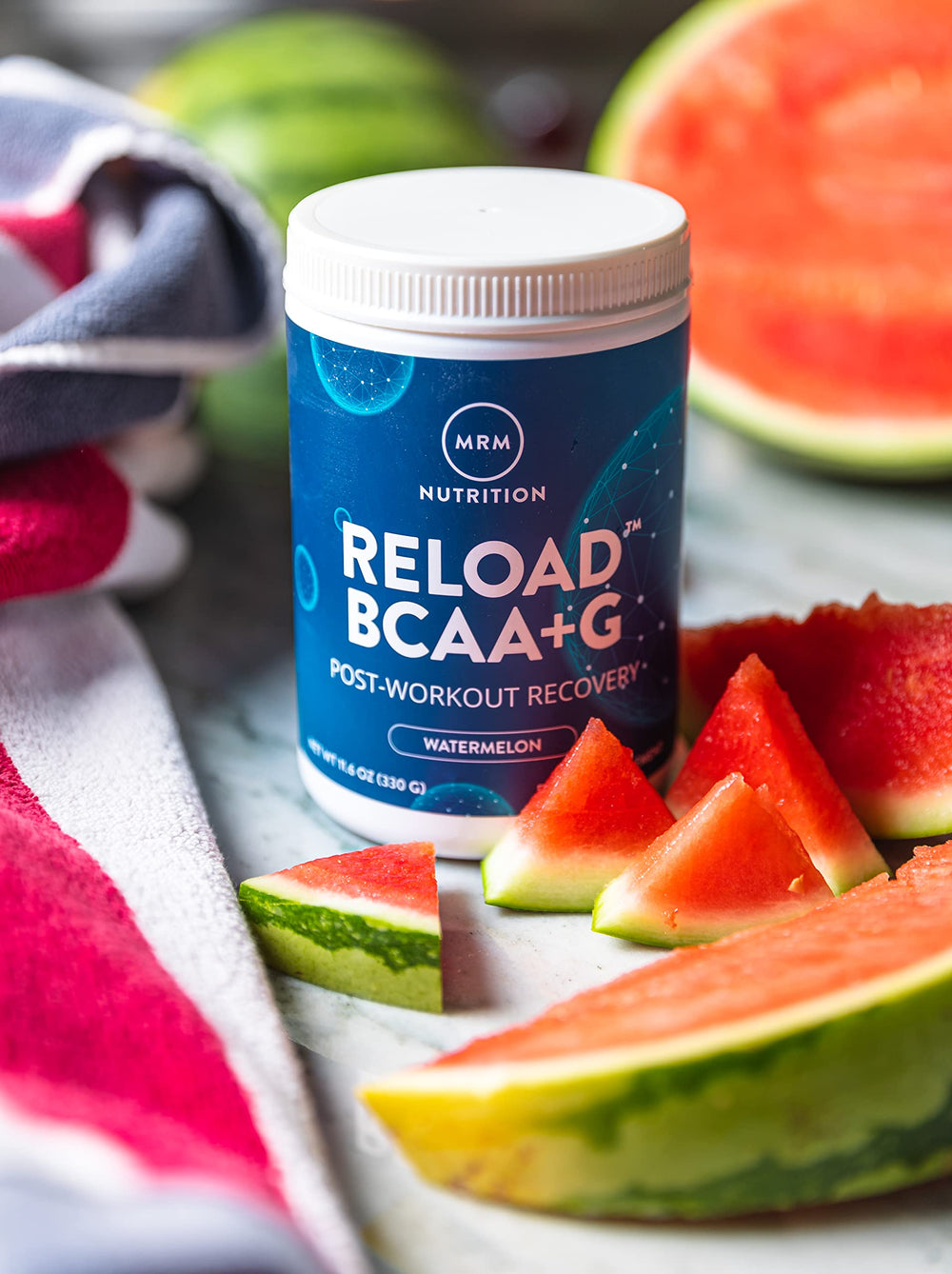 MRM Reload keto-friendly recovery powder packaged for flexible nutrition.