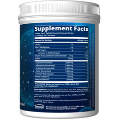 MRM Reload post-workout shake in glass highlighting amino acid blend for recovery.