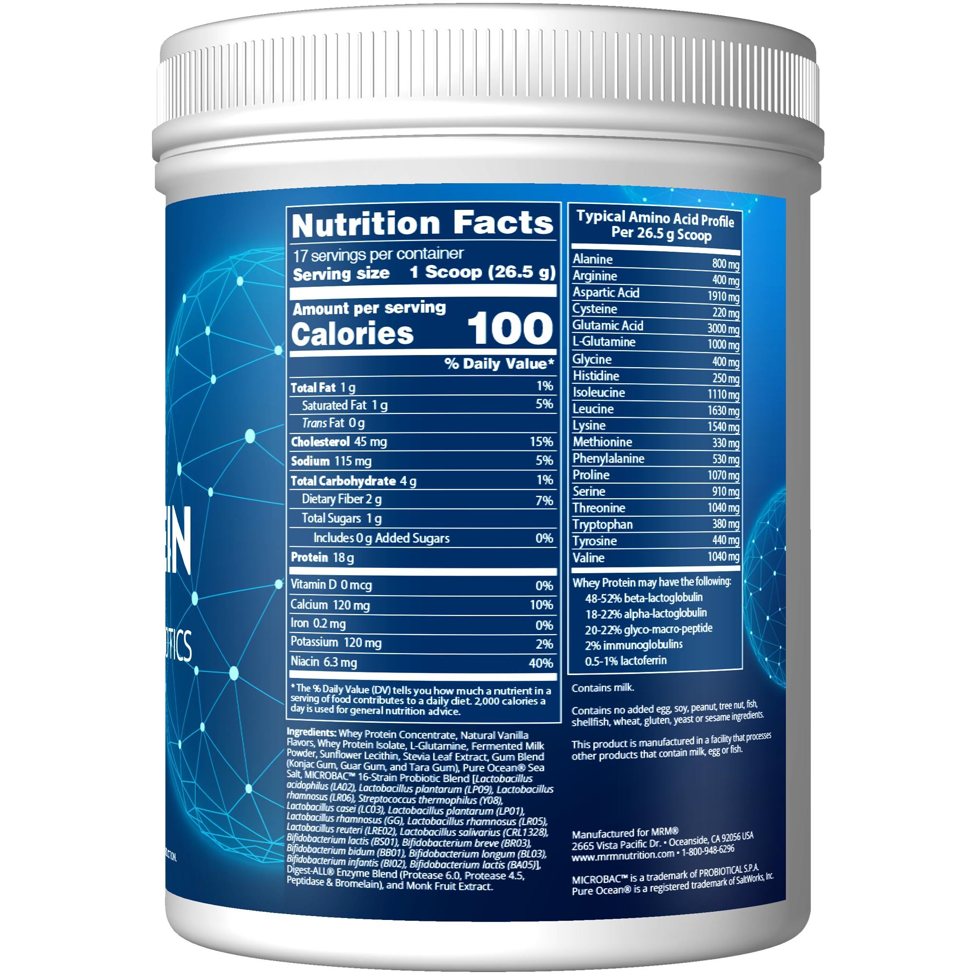 MRM Whey Protein Vanilla shake demonstrates quick mix and smooth taste.