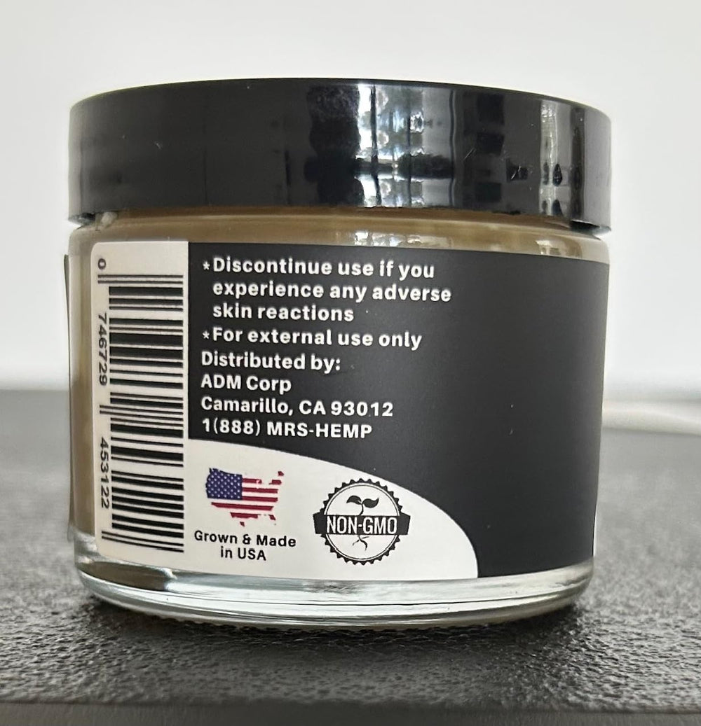 MRS. Hemp gift-packaging conveys a thoughtful, natural wellness option