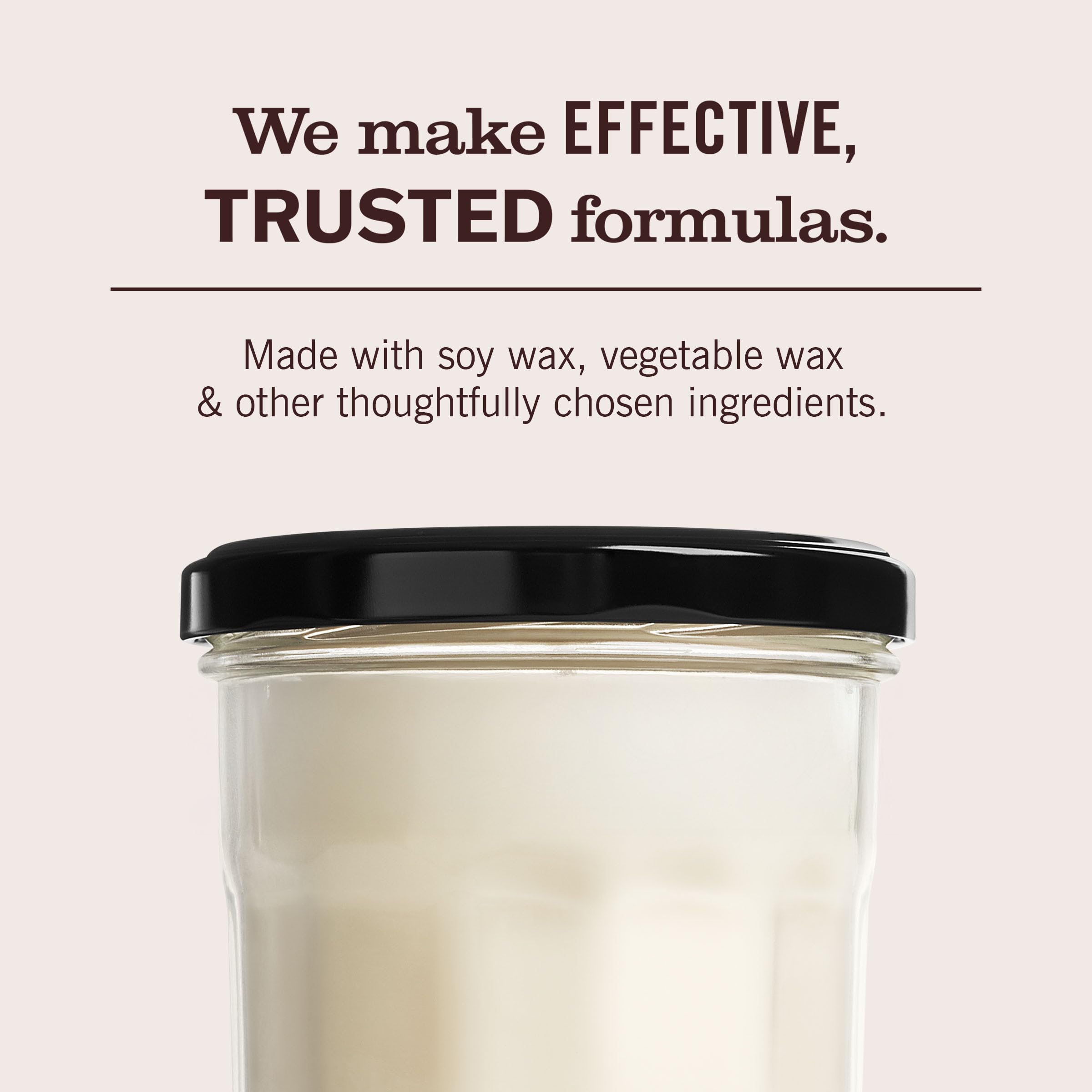Mrs. Meyer's Apple Cider soy-wax candle uses plant-based wax.