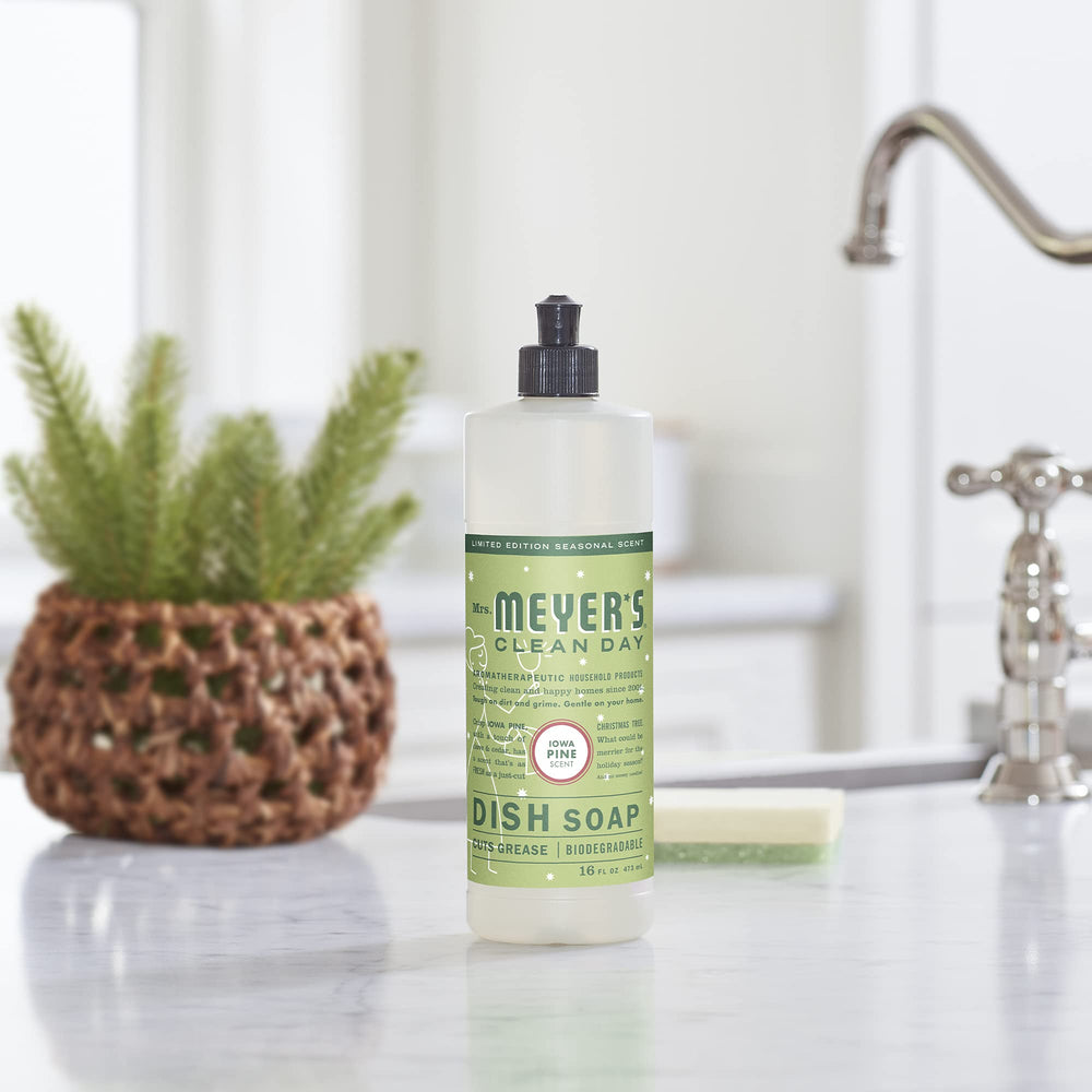 Leaping Bunny cruelty-free seal beside Iowa Pine bottle signals ethical cleaning.