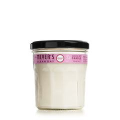 Mrs. Meyer's Clean Day soy aromatherapy candle with peony jar enhances any room ambience.