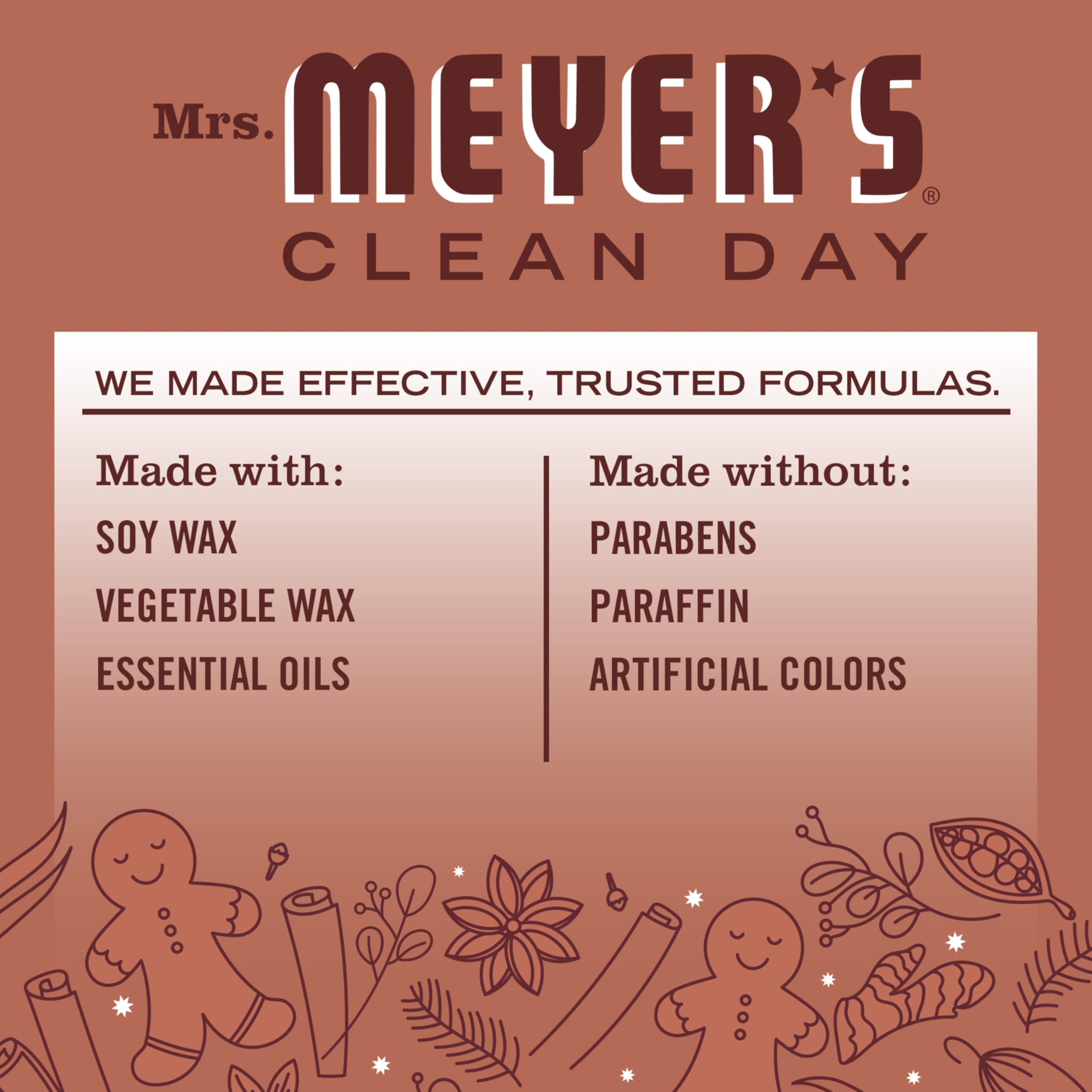 Mrs. Meyer's cruelty-free wick label indicating ethical home fragrance.