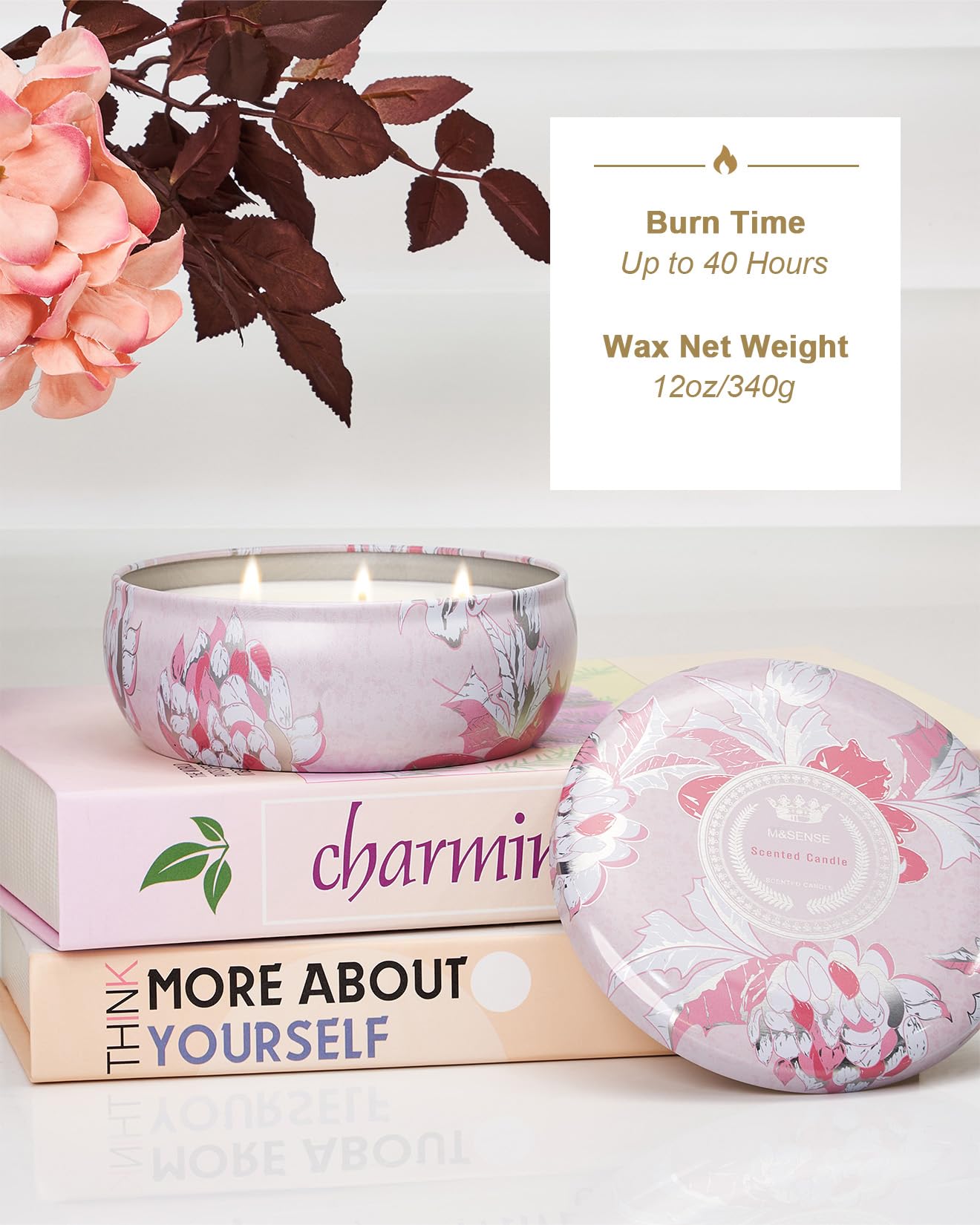 M&SENSE America-grown soy wax for clean aroma