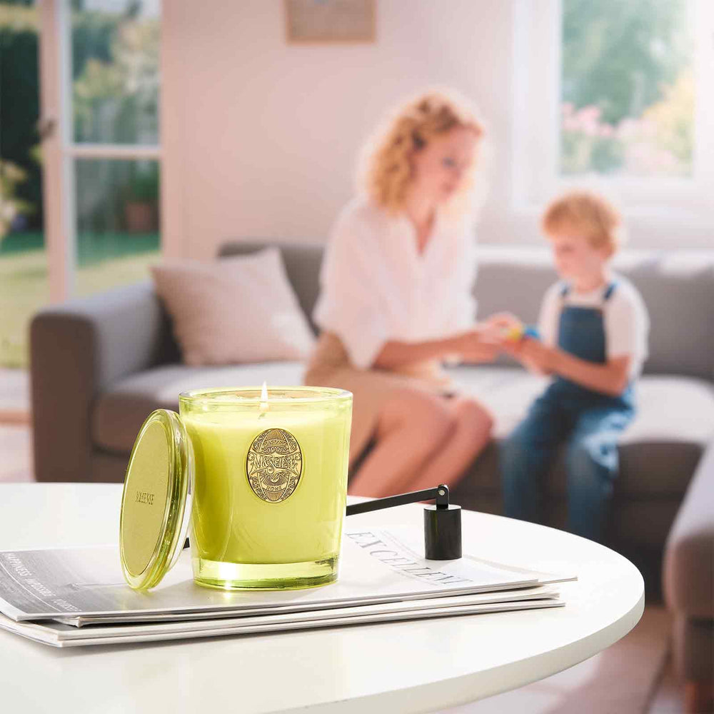 M&SENSE bedroom and office ambiance candle enhances relaxation and focus.