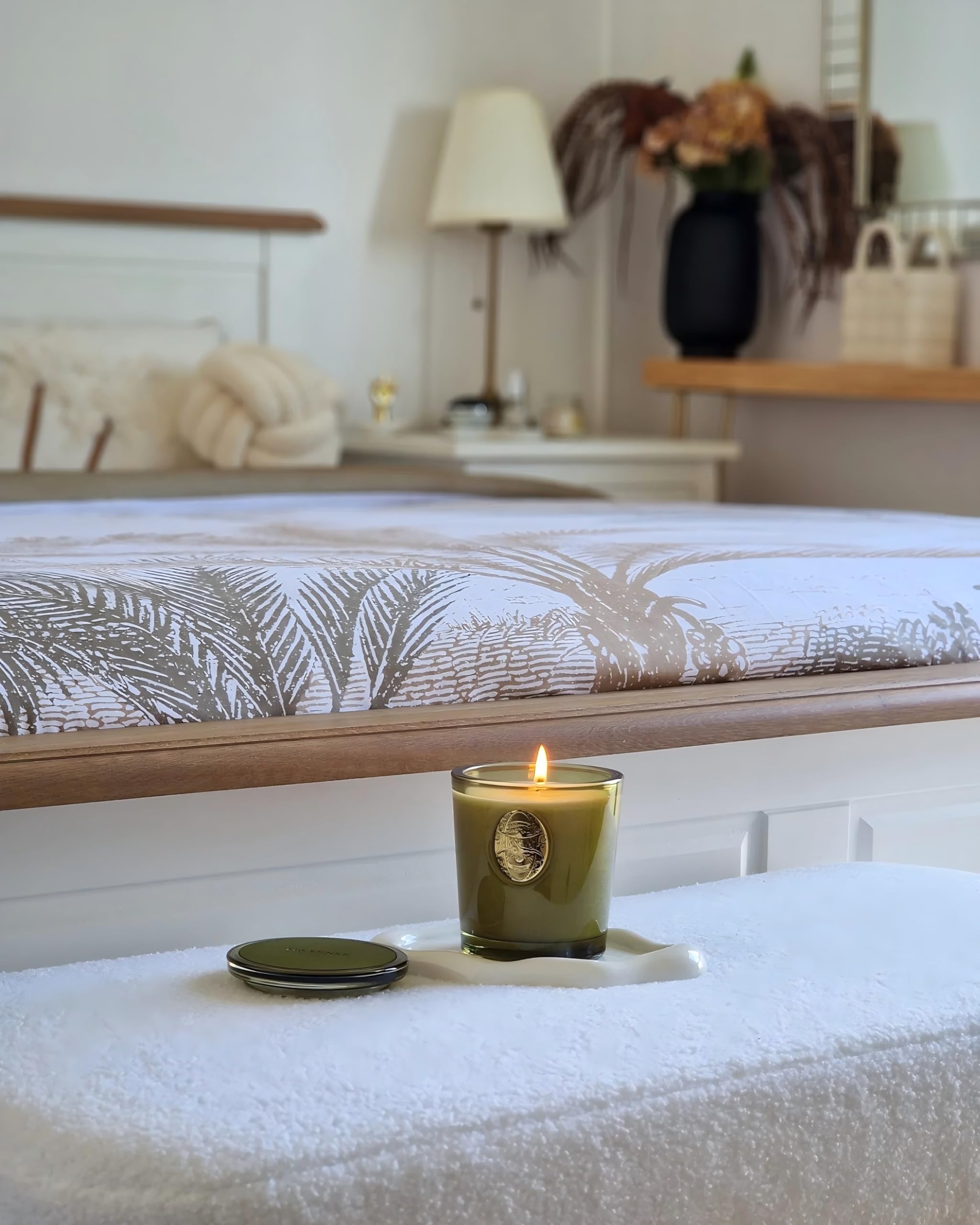 M&SENSE elegant candle in reusable vessel enhancing home décor
