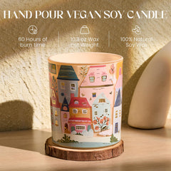 M SENSE Creamy Puff candle 60 hour burn highlights long lasting ambience