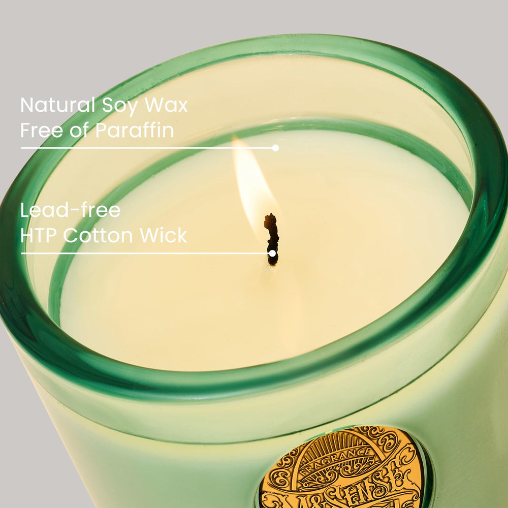 M&SENSE Elegant candle vessel enhances home décor with subtle sophistication.
