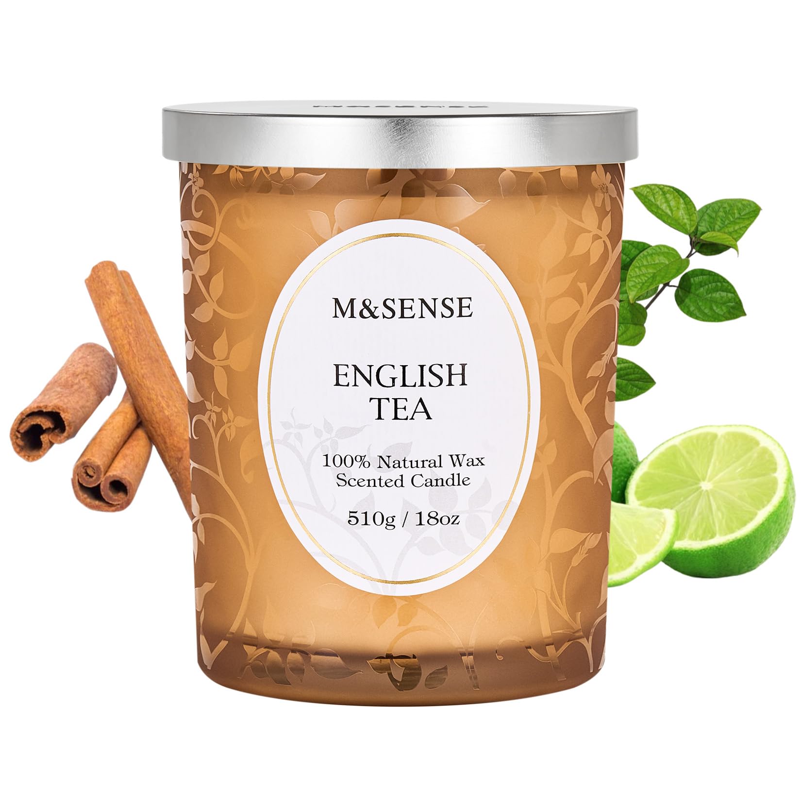 M&SENSE non-toxic wax blend supports safe, clean candle experience.