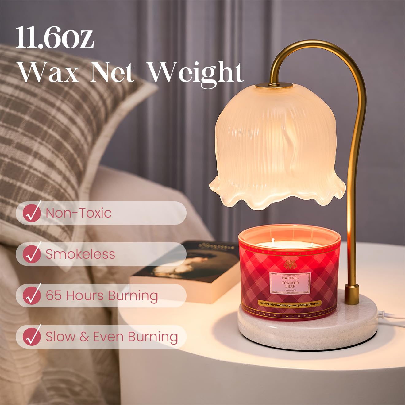 Msense tomato leaf aroma diffuses evenly in a large room for relaxation.