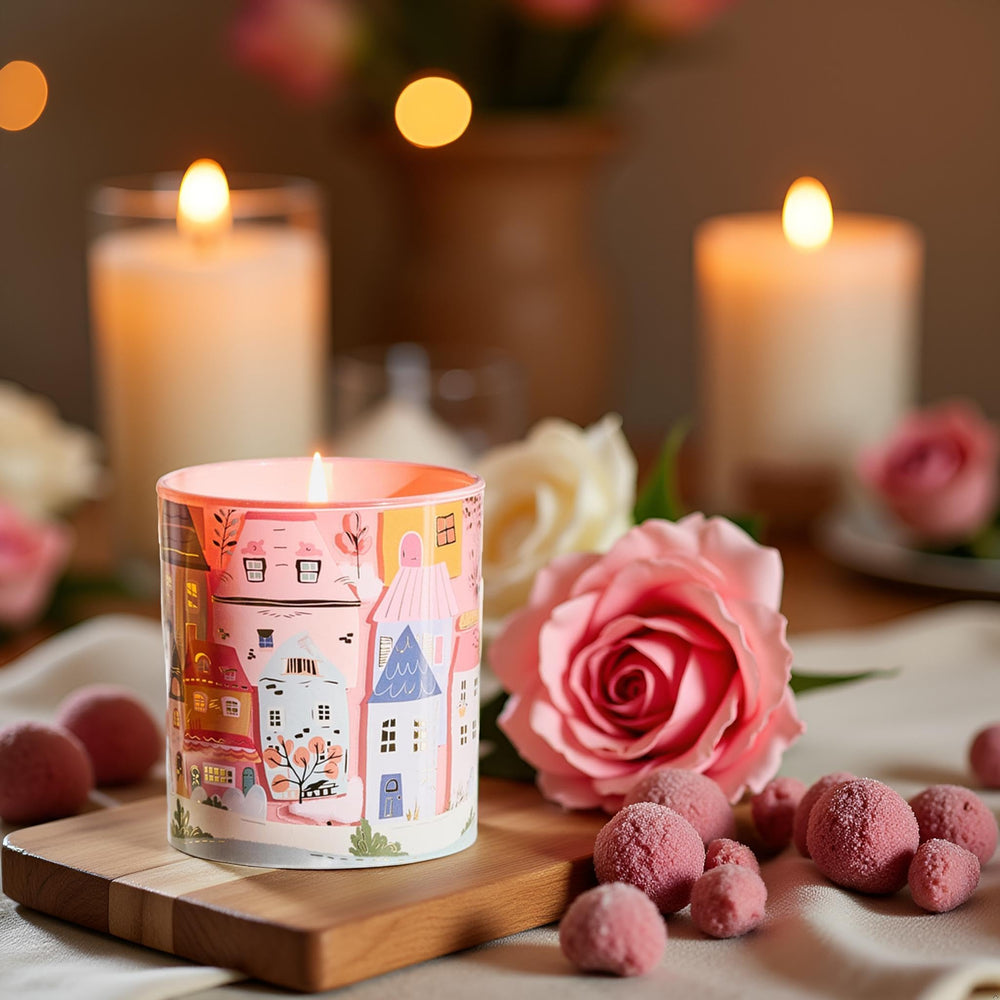 M&SENSE Lychee Peony eco-friendly non-toxic label emphasis