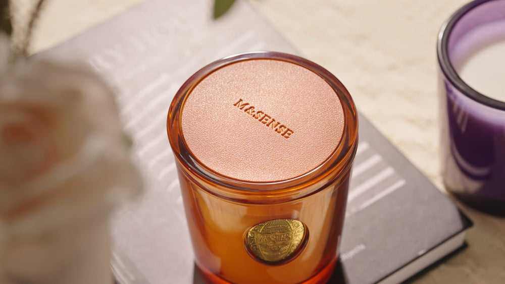 MSENSE bedroom candle adds soothing fragrance for restful nights