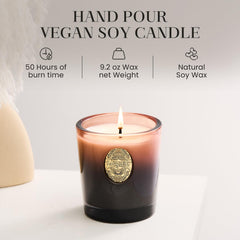 MSENSE mahogany sandalwood wax close-up highlighting premium soy blend