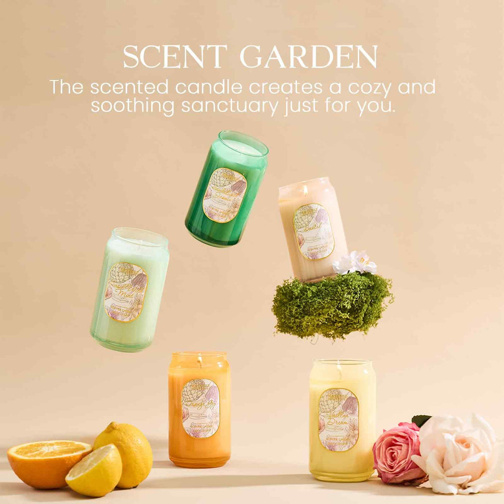 M&SENSE Scent Garden Series label reveals nature-inspired fragrance notes.