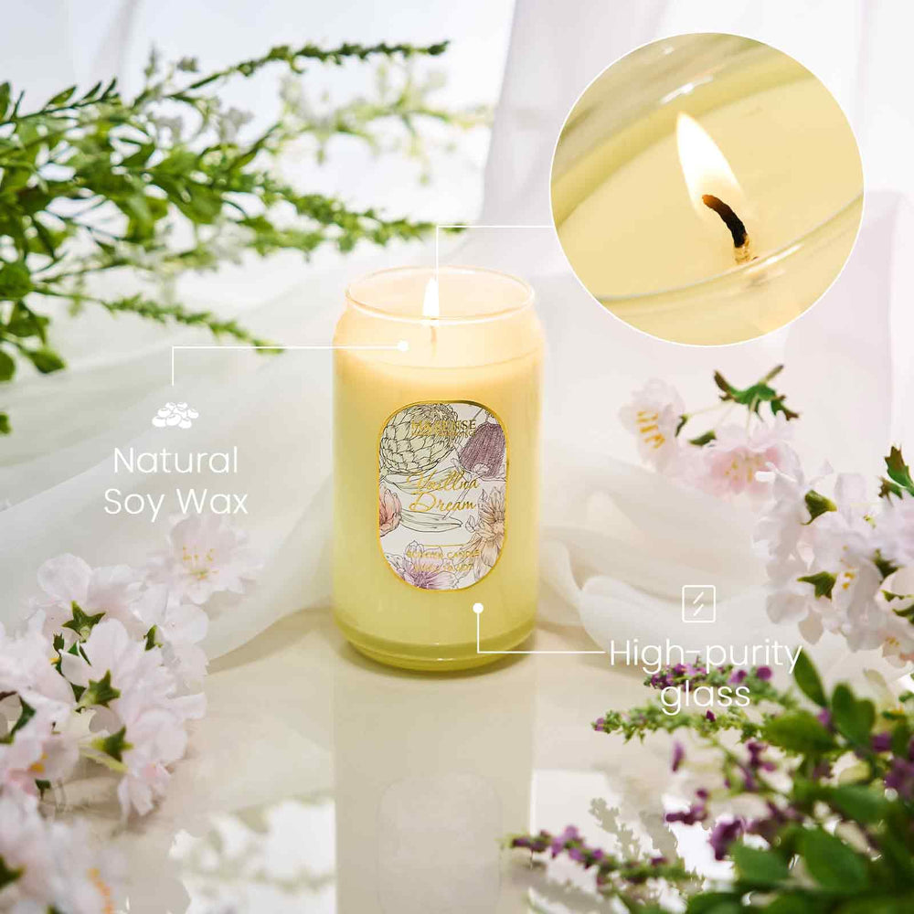 Msense Vaillna candle fragrance steam shows inviting aroma for meditation