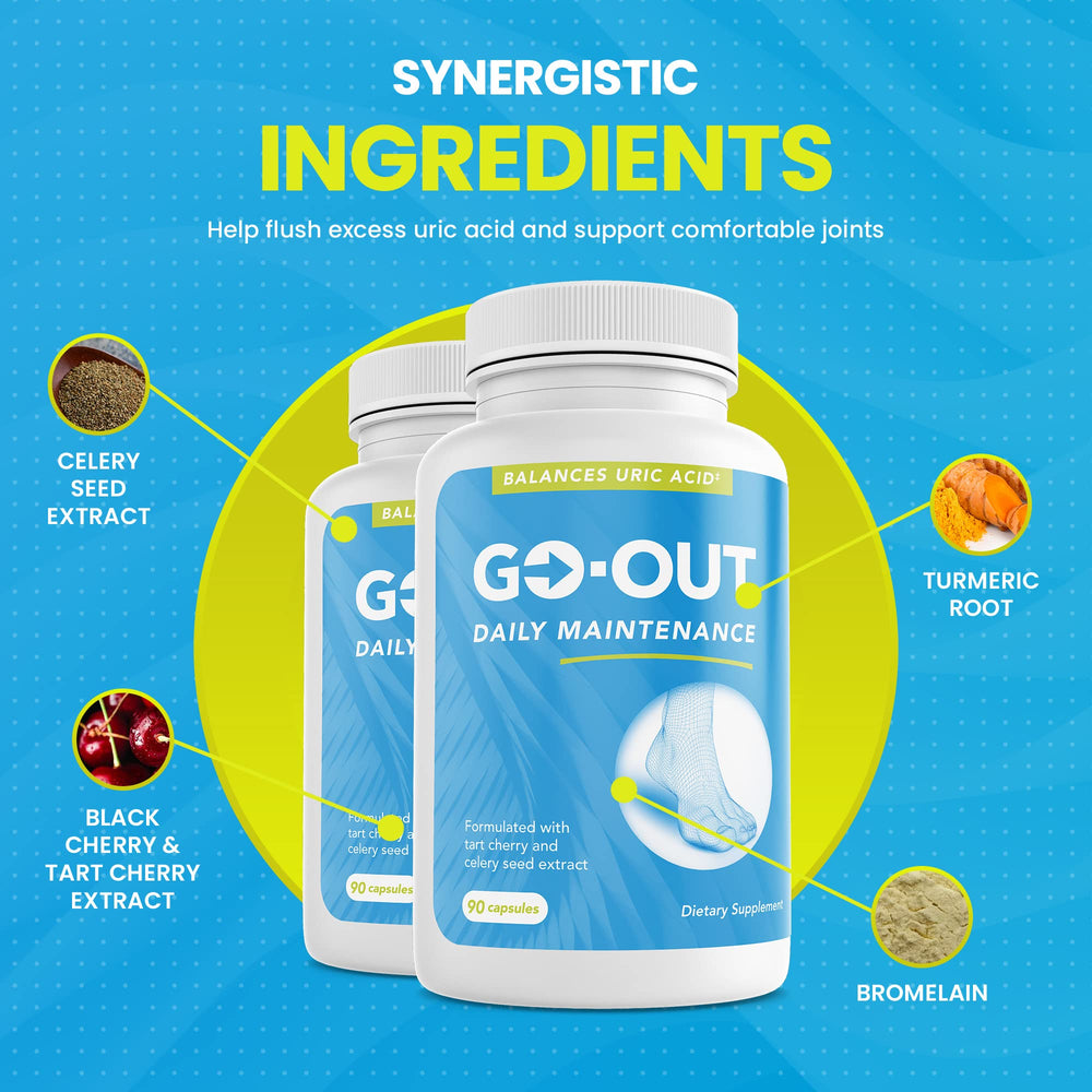 Celery seed capsule detail inside Go Out Daily Maintenance supplement