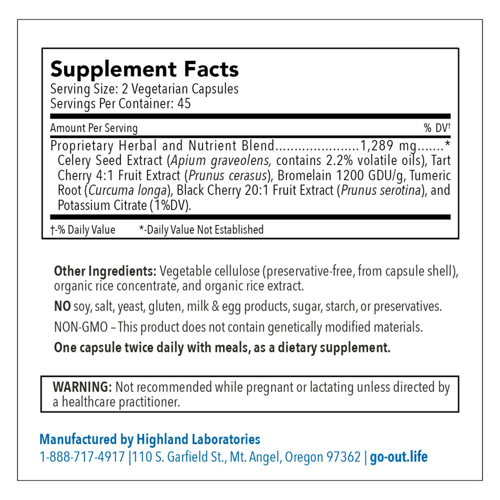 US-made purity seal highlighting USP-NF standards on Go Out Daily Maintenance