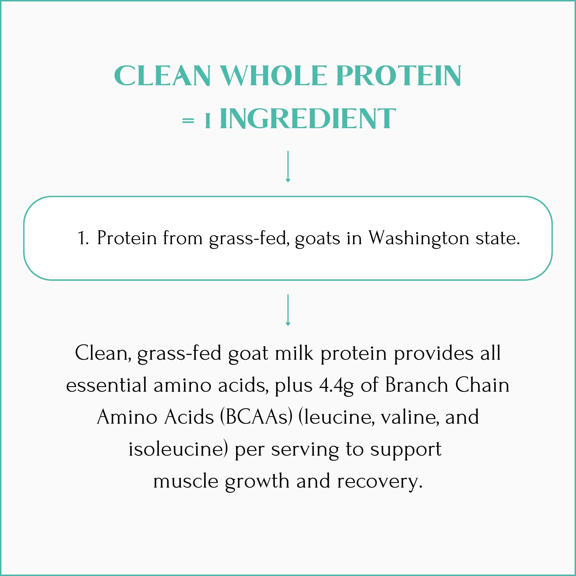 Mt Capra protein stirred into a berry smoothie for a balanced meal or snack.
