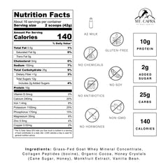 Mt Capra Collagen Peptides powder scoop for easy protein boost