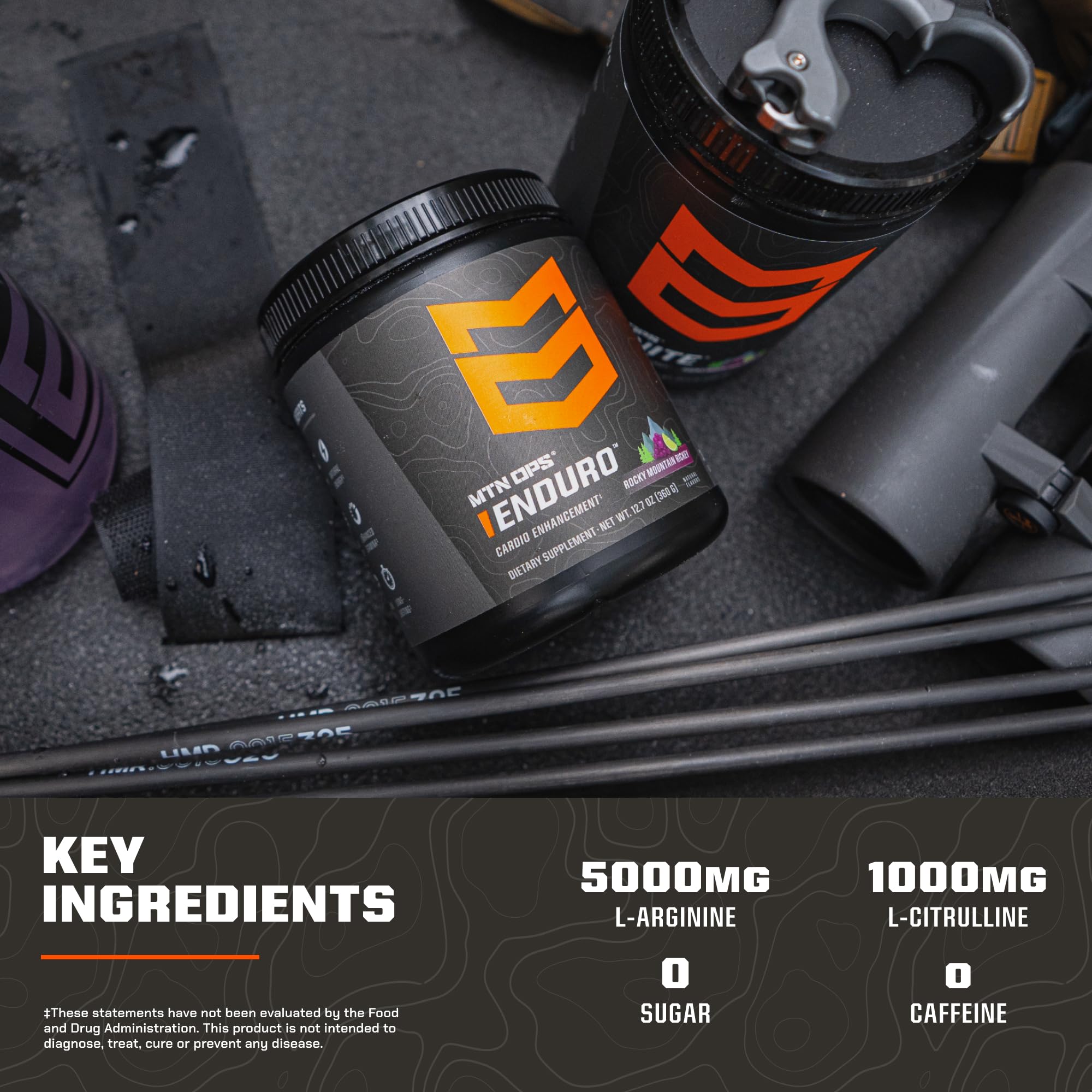 30-serving MTN OPS Enduro tub ready for daily training routines.