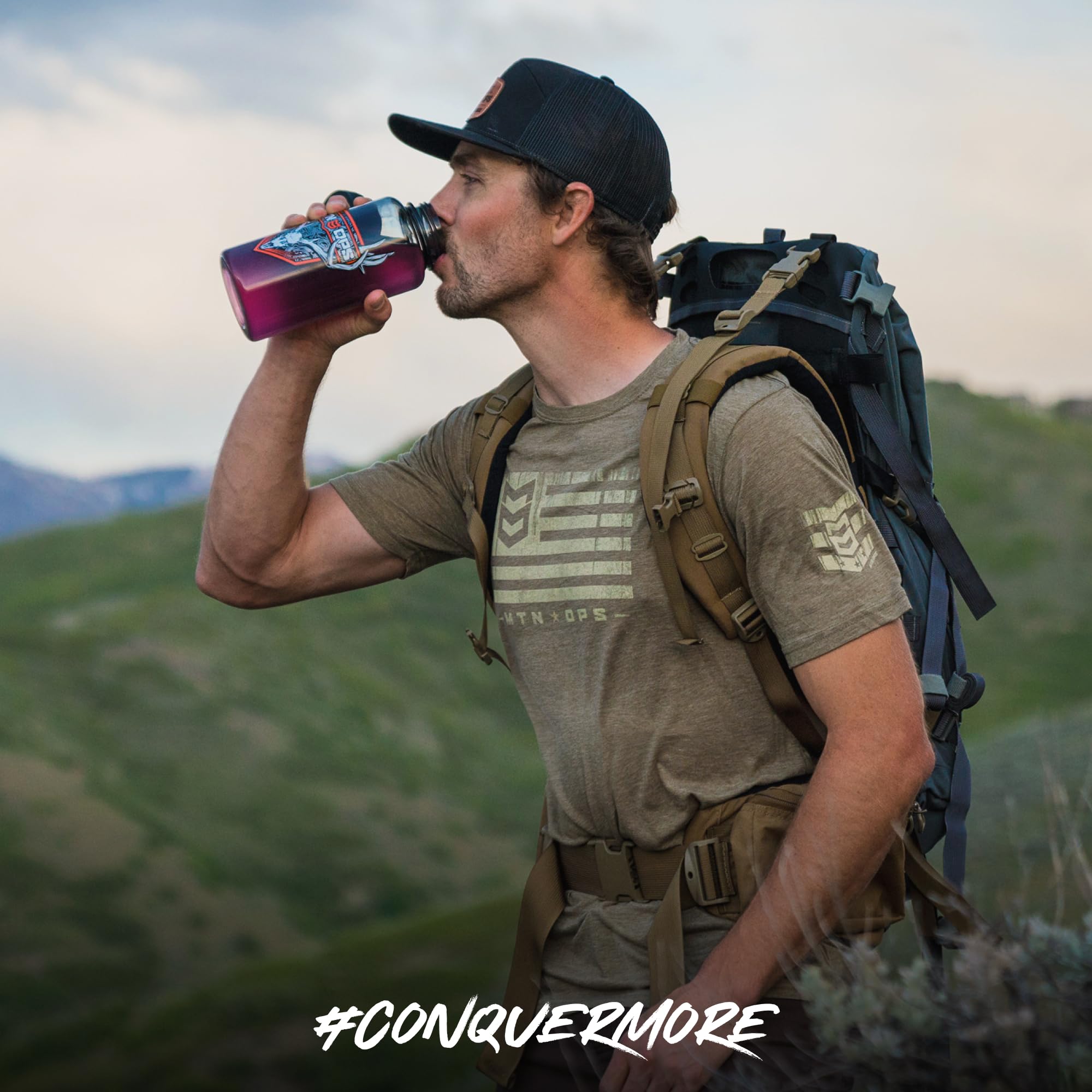 Athlete mixing Enduro during workout for non-stimulated energy