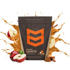 MTN OPS Hot Ignite coffee being poured emphasizes apple cider flavor and quick brew.