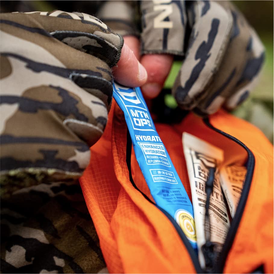 MTN OPS Hydrate gluten-free label close-up highlighting clean hydration.