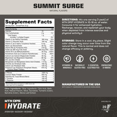 MTN OPS Hydrate powder dissolving quickly in water for fast absorption