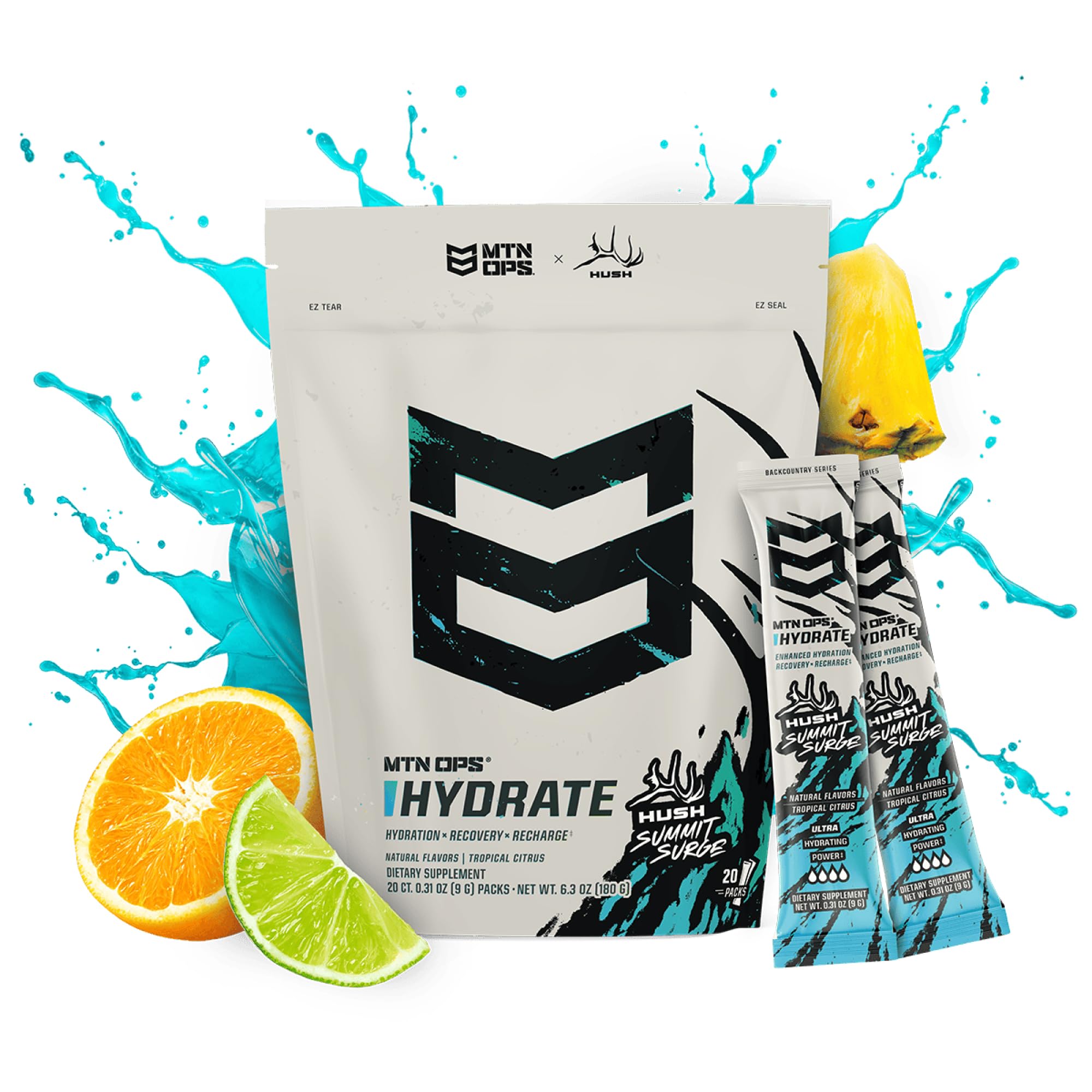 MTN OPS Hydrate scoop demonstrates easy single-serve measurement