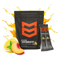 MTN OPS Hydrate single-serve packet ready for on-the-go electrolyte replenishment