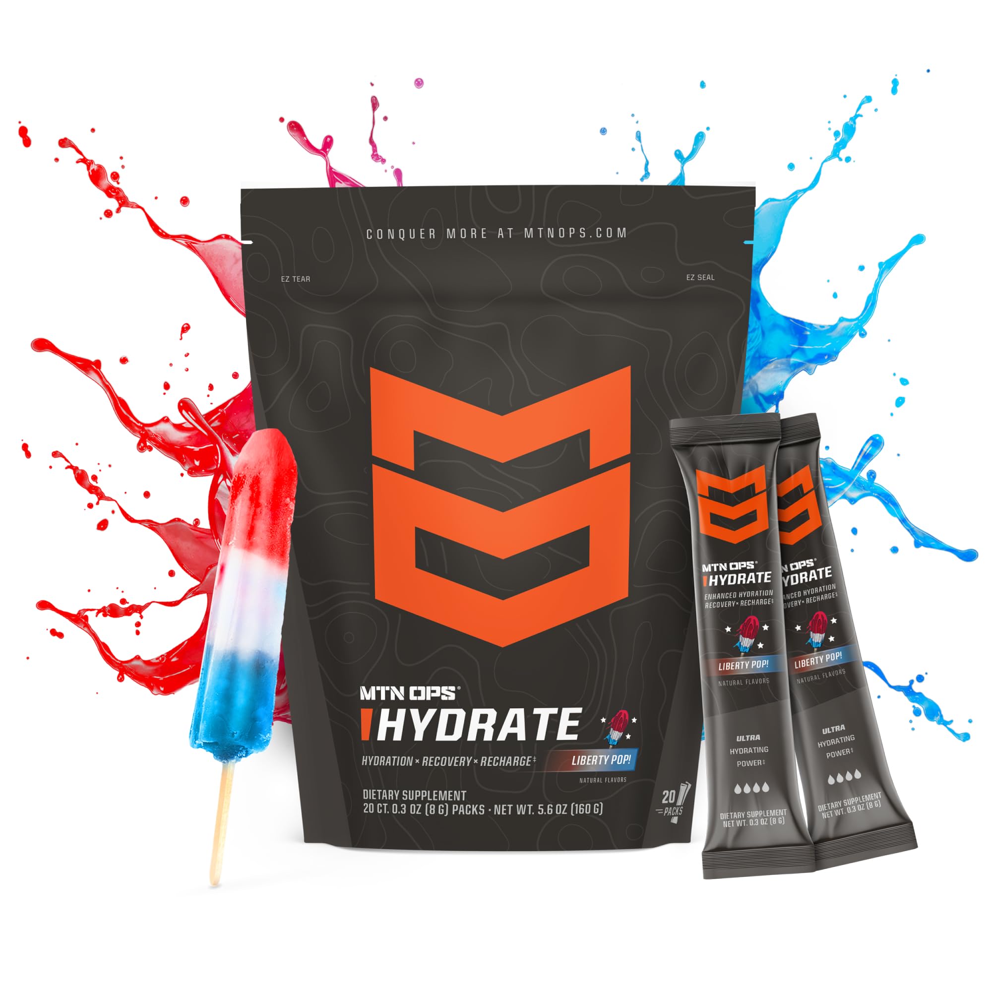 MTN OPS Hydrate single-serving pack supports convenient electrolyte intake
