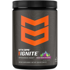 MTN OPS Ignite energy bottle for sustained outdoor workouts.